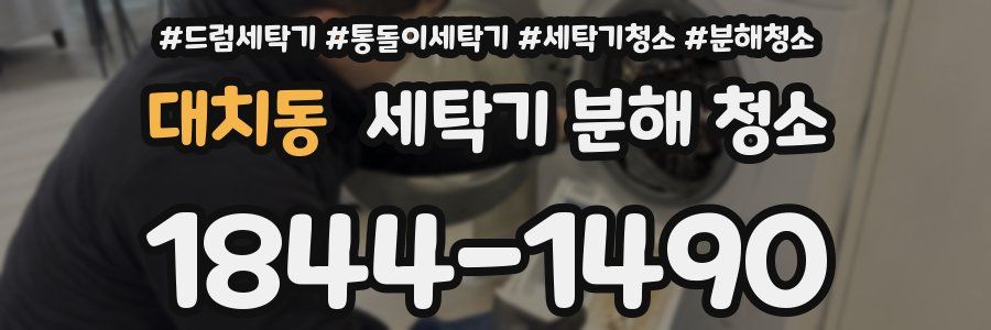 대치동 세탁기 분해 청소