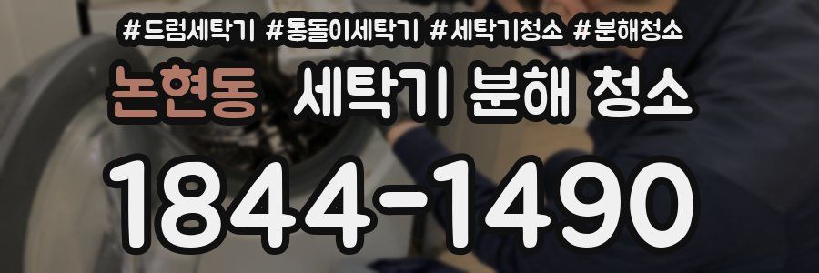 논현동 세탁기 분해 청소