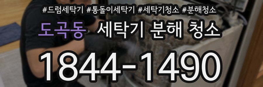 도곡동 세탁기 분해 청소