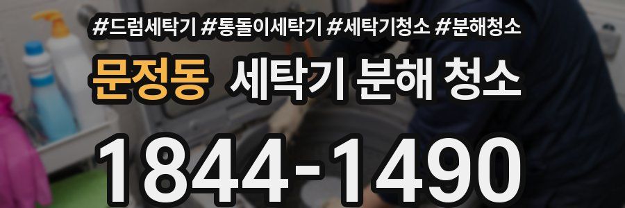 문정동 세탁기 분해 청소