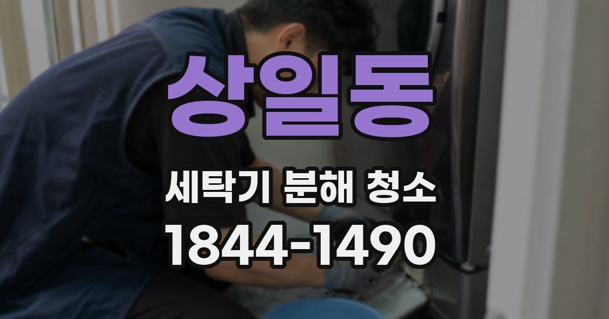 상일동 세탁기 분해 청소