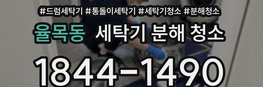 율목동 세탁기 분해 청소