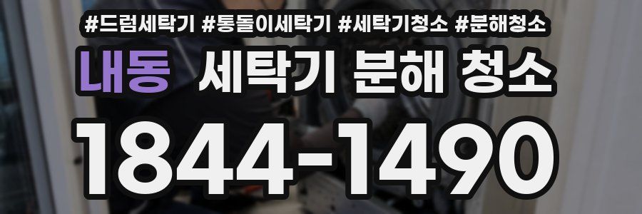 내동 세탁기 분해 청소