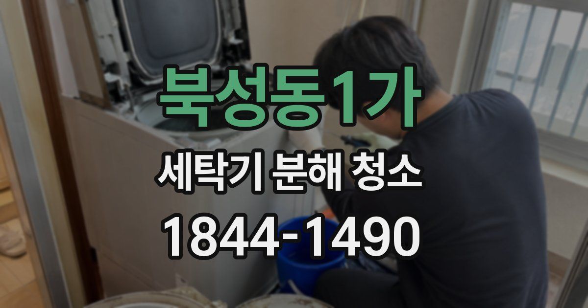 북성동1가 세탁기 분해 청소