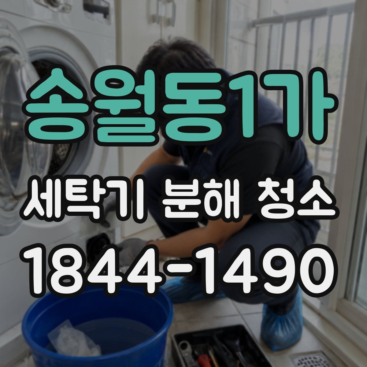 송월동1가 세탁기 분해 청소