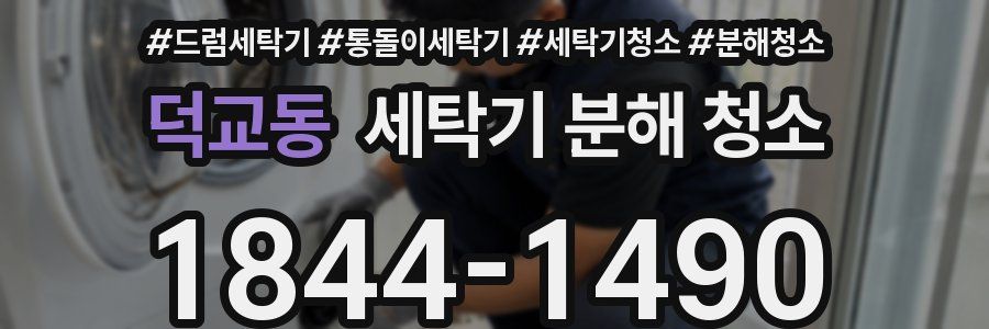 덕교동 세탁기 분해 청소