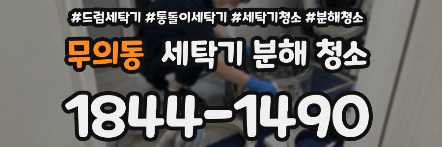 무의동 세탁기 분해 청소