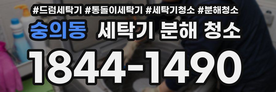숭의동 세탁기 분해 청소