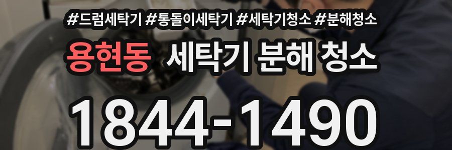 용현동 세탁기 분해 청소