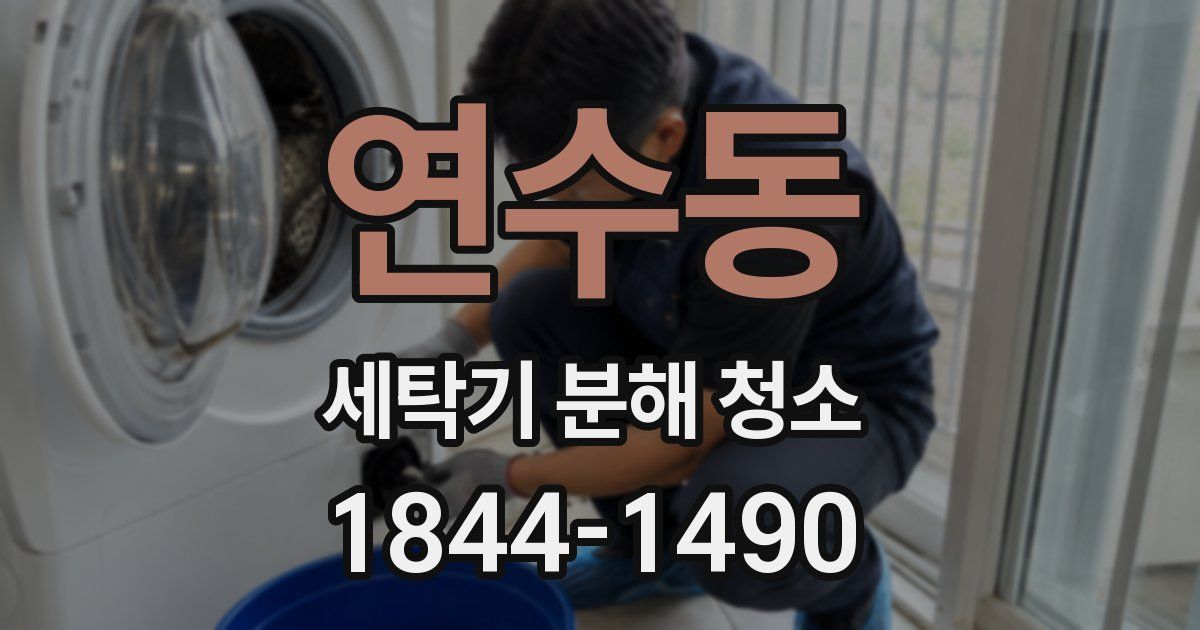 연수동 세탁기 분해 청소