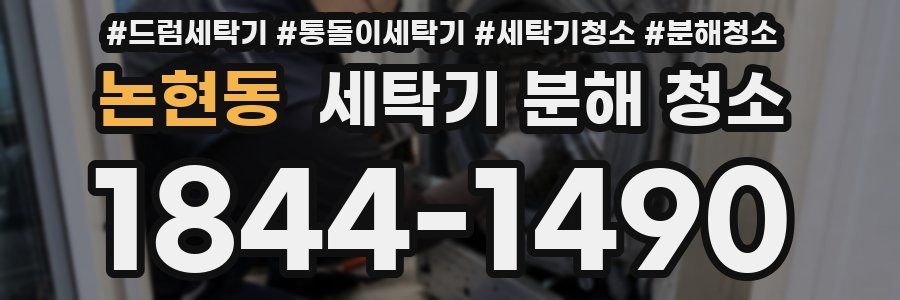 논현동 세탁기 분해 청소