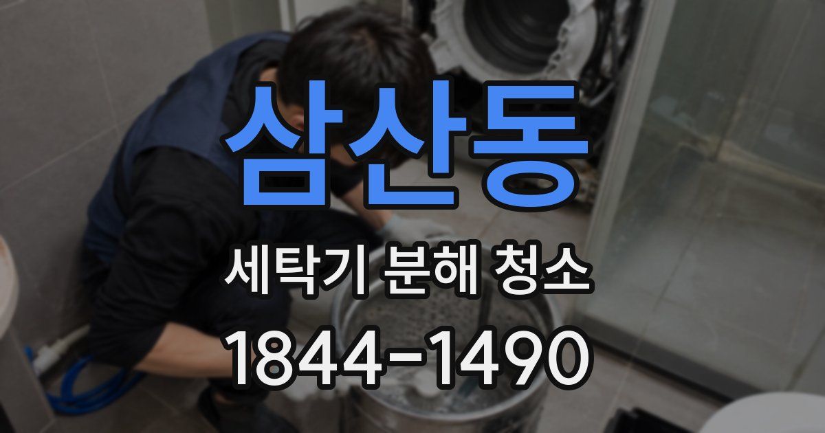 삼산동 세탁기 분해 청소