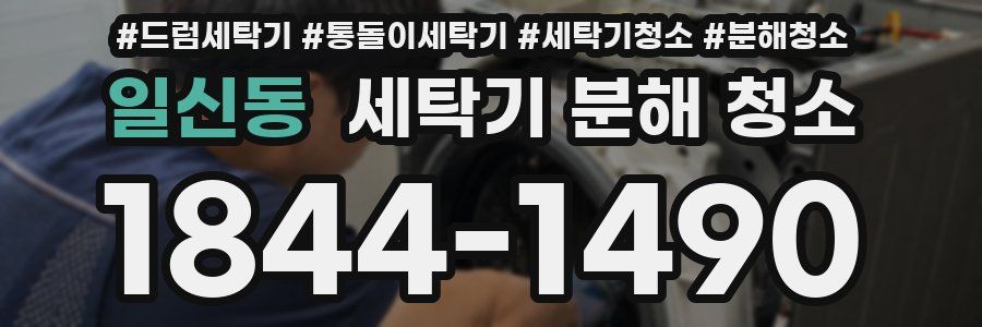 일신동 세탁기 분해 청소