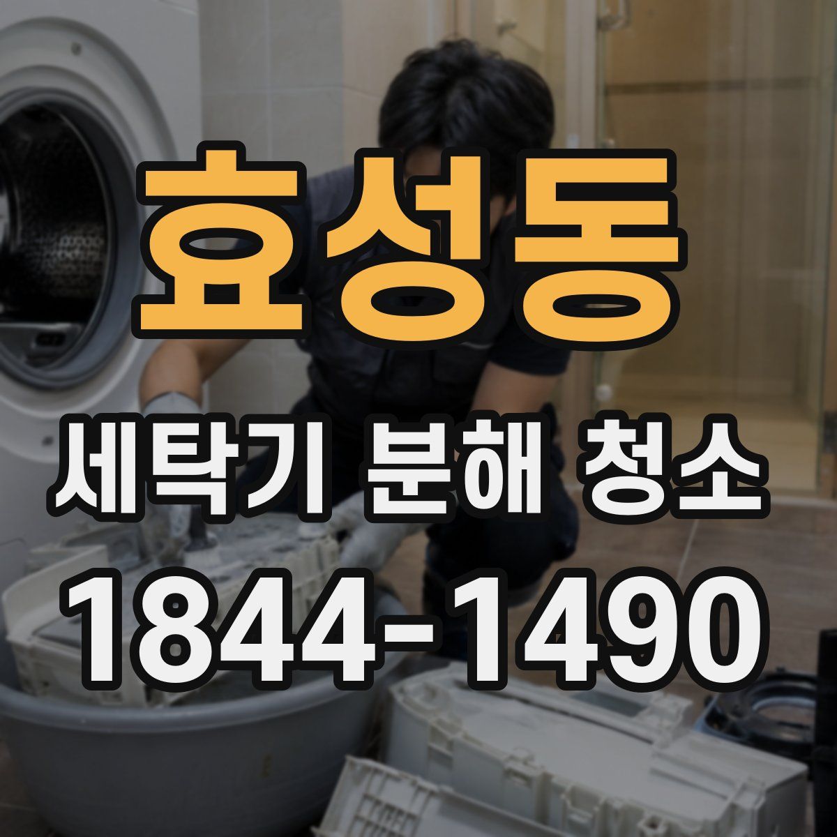 효성동 세탁기 분해 청소
