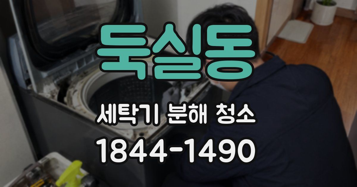 둑실동 세탁기 분해 청소