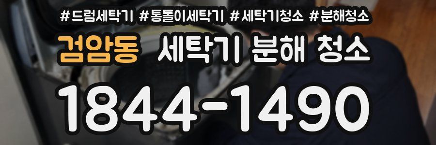 검암동 세탁기 분해 청소
