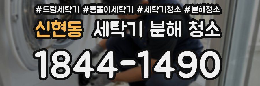 신현동 세탁기 분해 청소