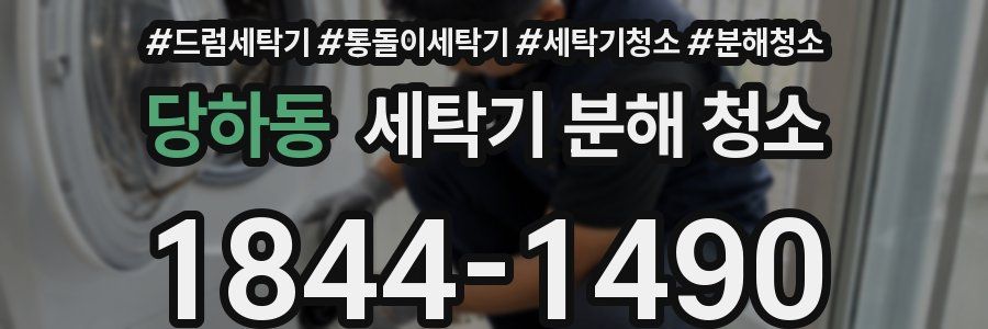 당하동 세탁기 분해 청소