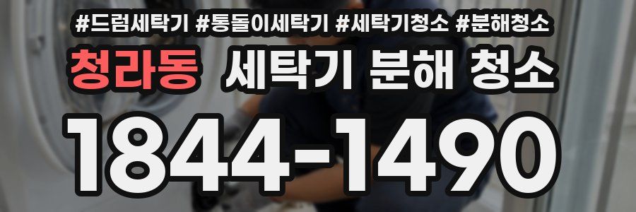 청라동 세탁기 분해 청소