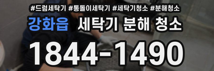 강화읍 세탁기 분해 청소