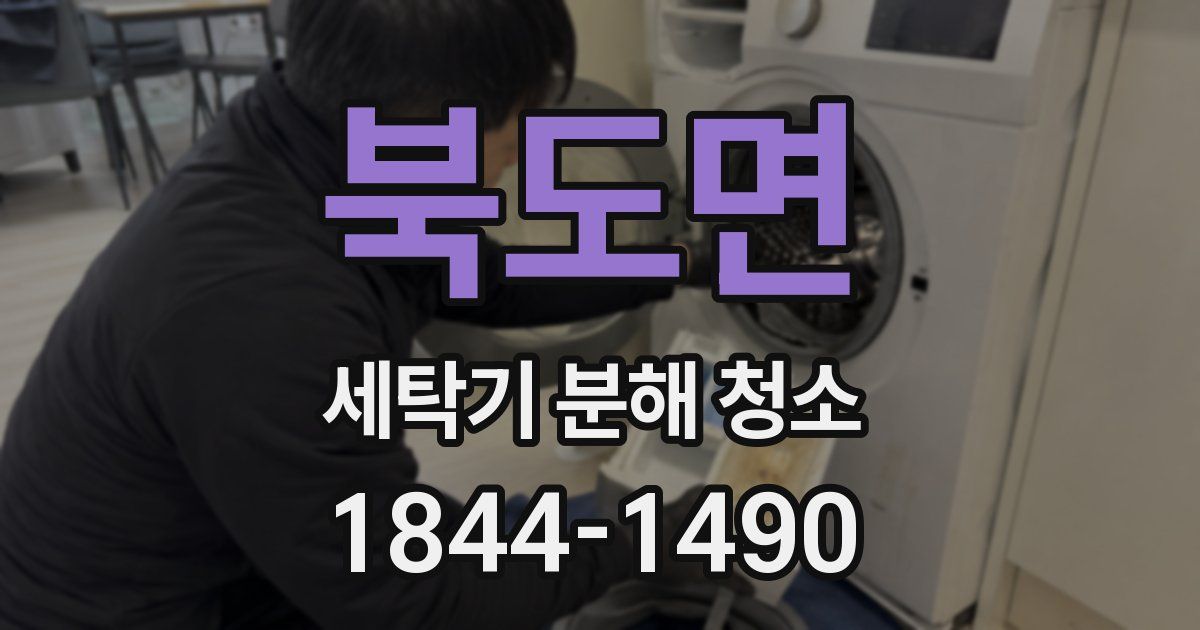 북도면 세탁기 분해 청소