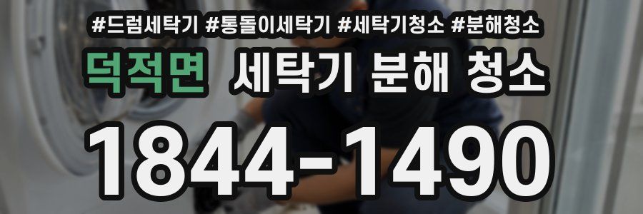 덕적면 세탁기 분해 청소