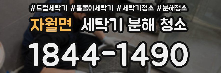 자월면 세탁기 분해 청소