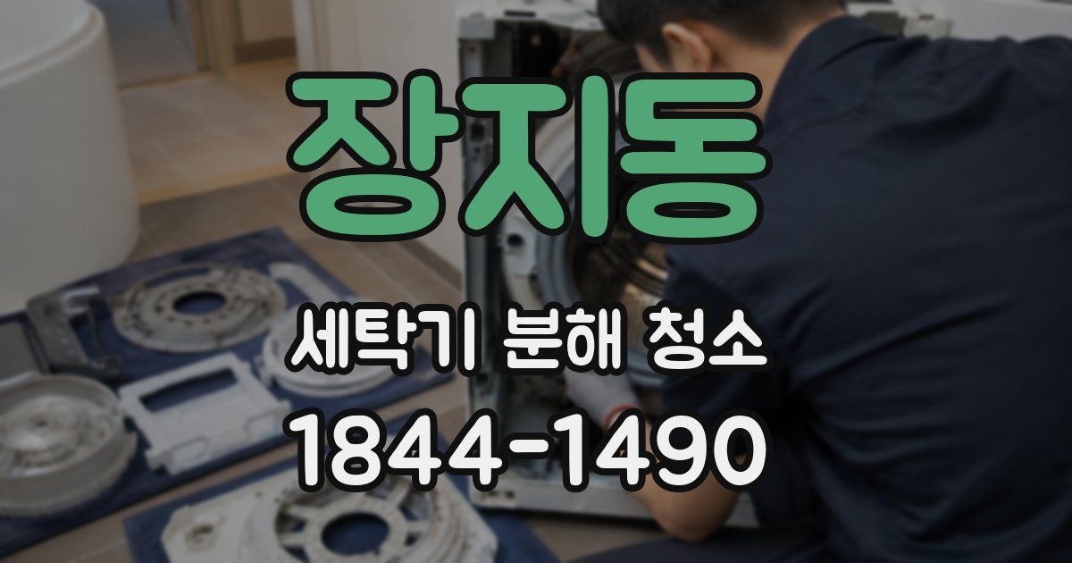 장지동 세탁기 분해 청소