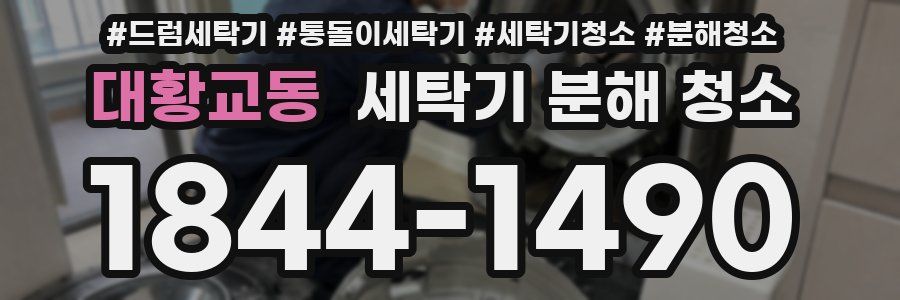 대황교동 세탁기 분해 청소
