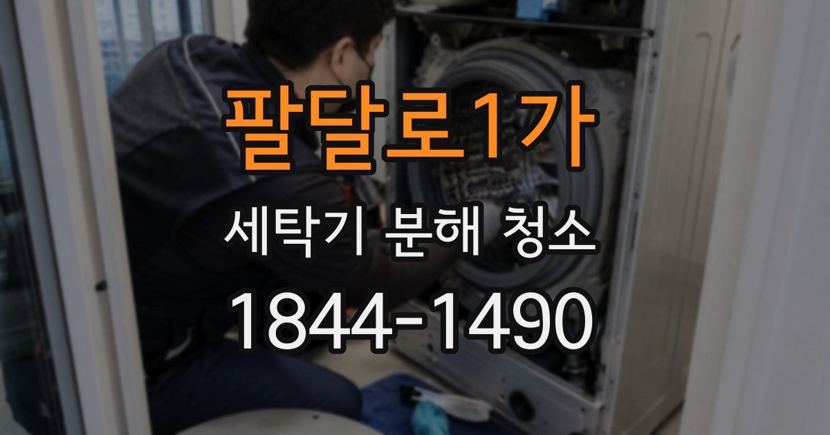 팔달로1가 세탁기 분해 청소