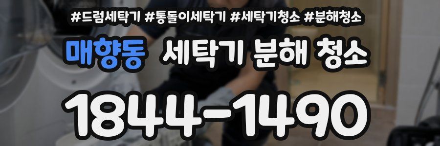 매향동 세탁기 분해 청소