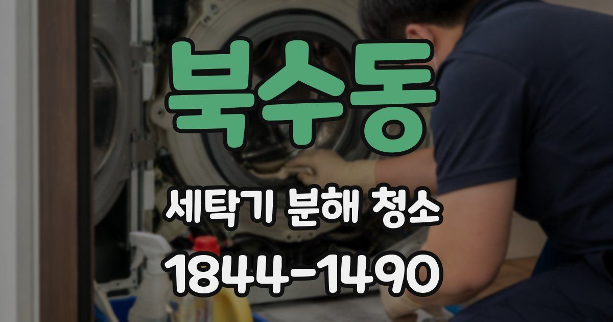 북수동 세탁기 분해 청소