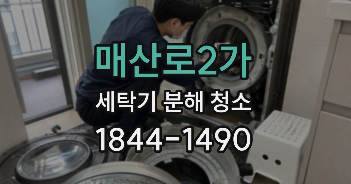 매산로2가 세탁기 분해 청소