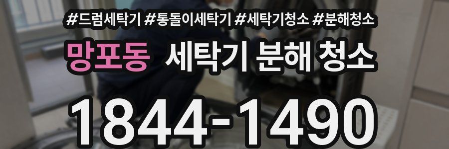 망포동 세탁기 분해 청소