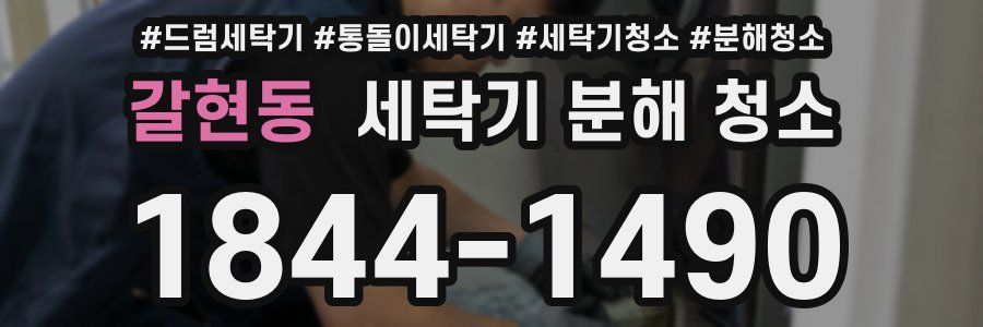 갈현동 세탁기 분해 청소
