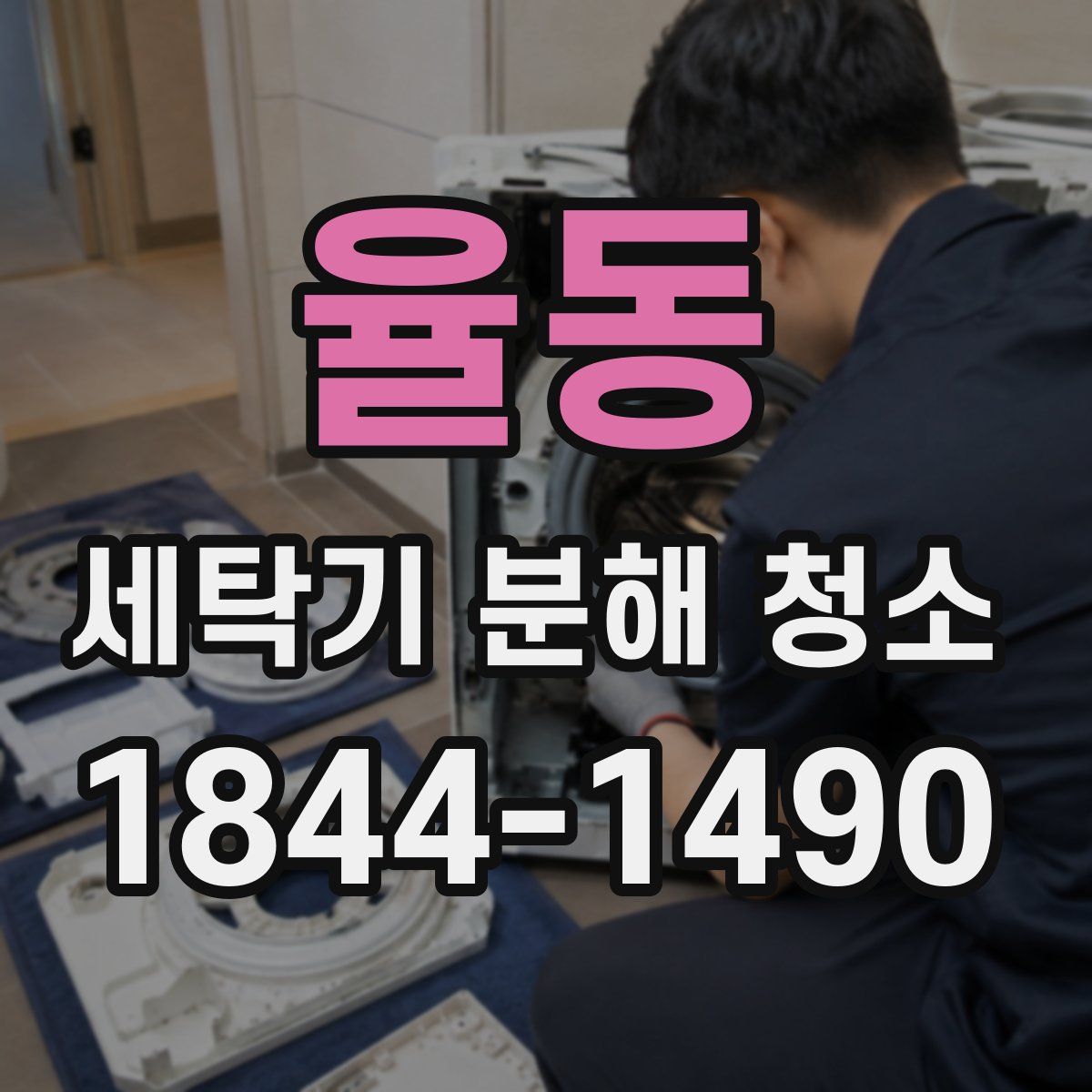 율동 세탁기 분해 청소