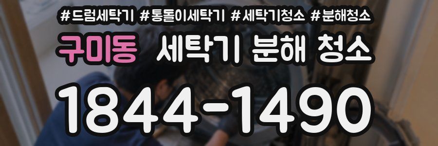구미동 세탁기 분해 청소