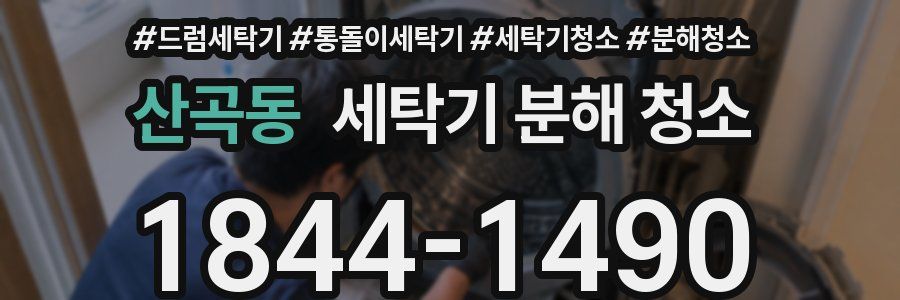 산곡동 세탁기 분해 청소