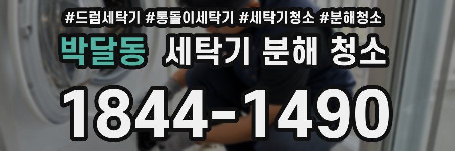 박달동 세탁기 분해 청소