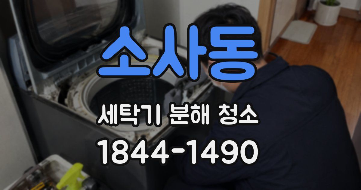 소사동 세탁기 분해 청소