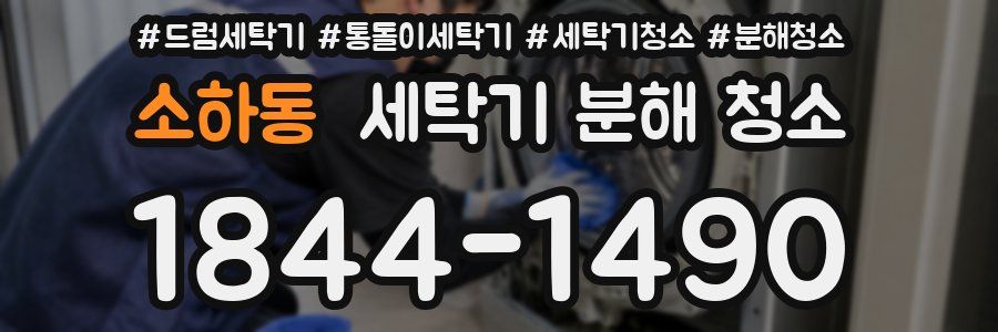 소하동 세탁기 분해 청소
