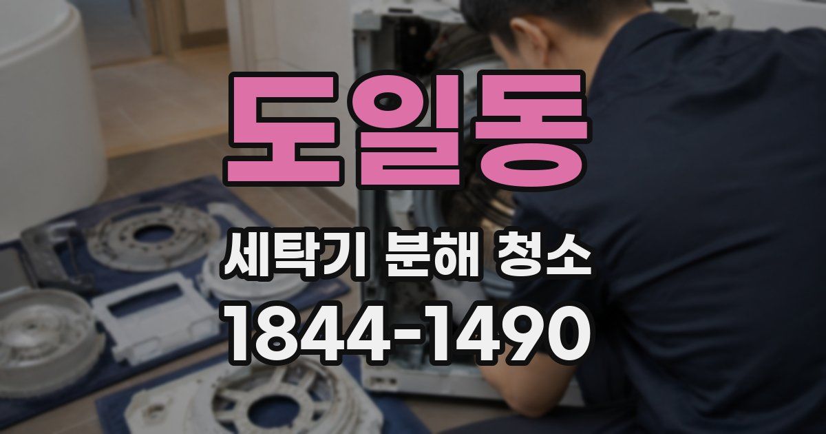 도일동 세탁기 분해 청소