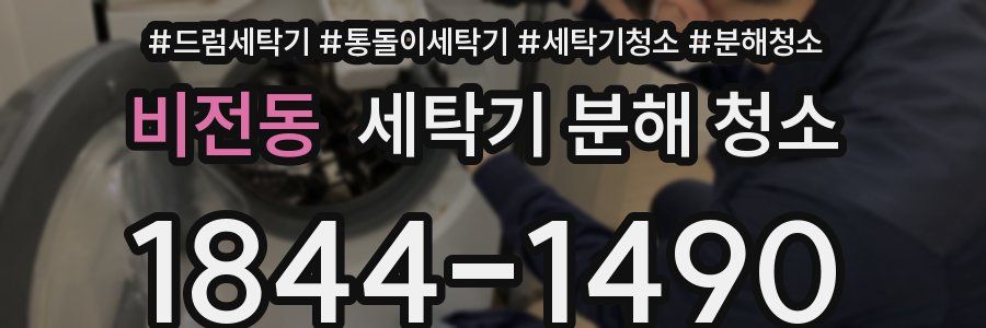 비전동 세탁기 분해 청소
