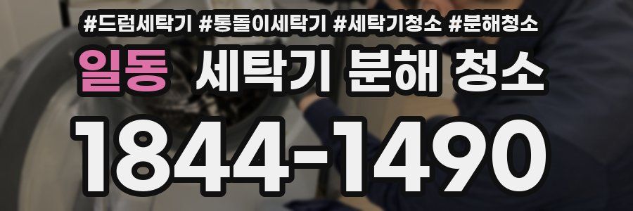 일동 세탁기 분해 청소