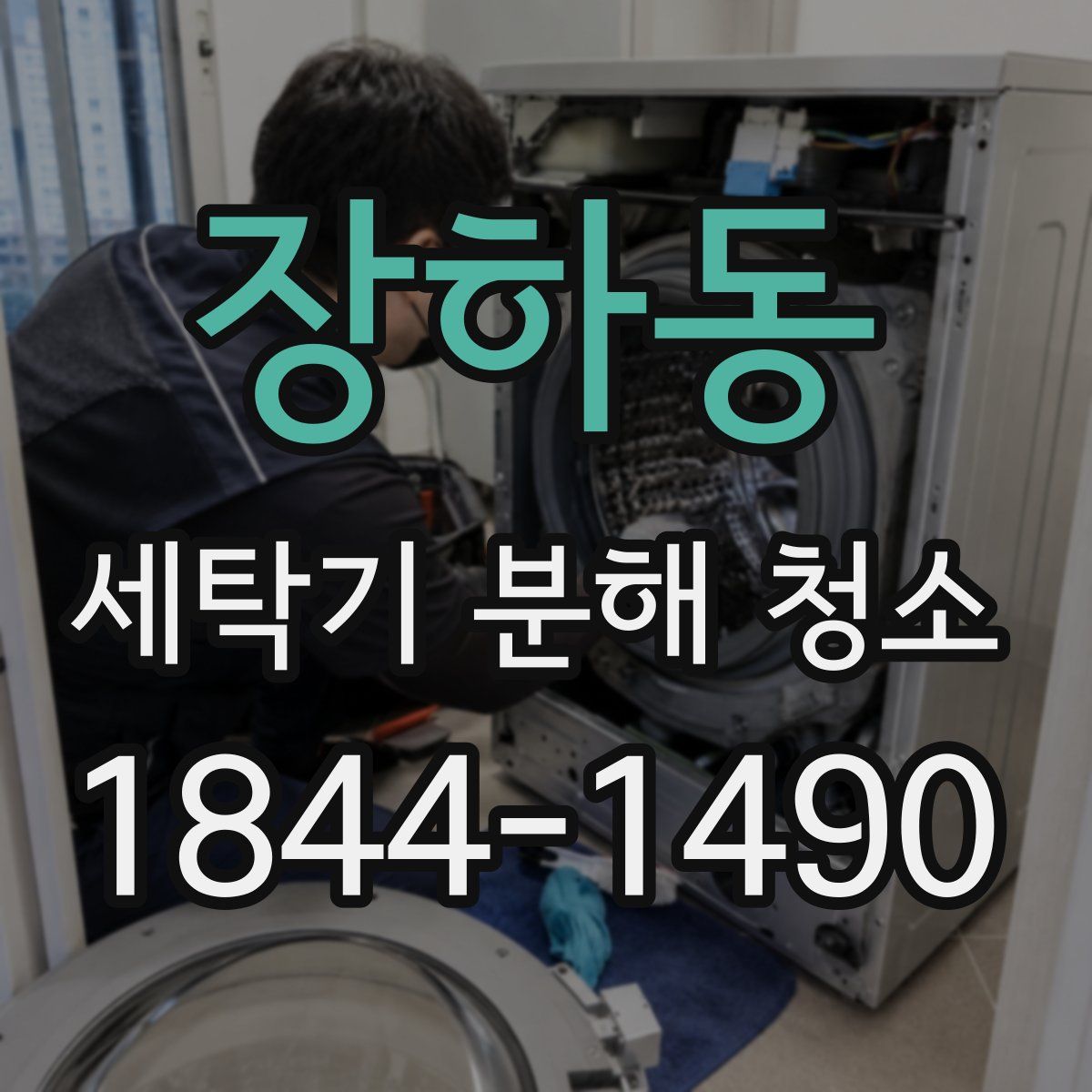 장하동 세탁기 분해 청소