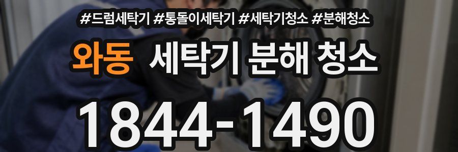 와동 세탁기 분해 청소