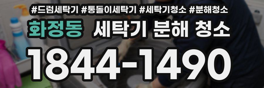 화정동 세탁기 분해 청소