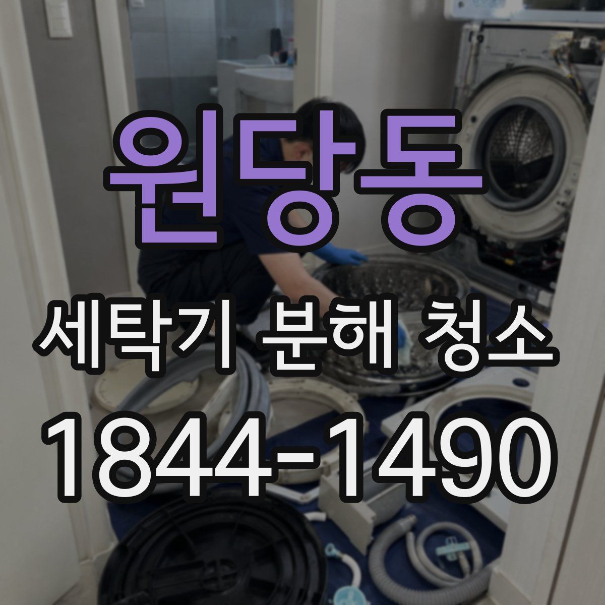 원당동 세탁기 분해 청소