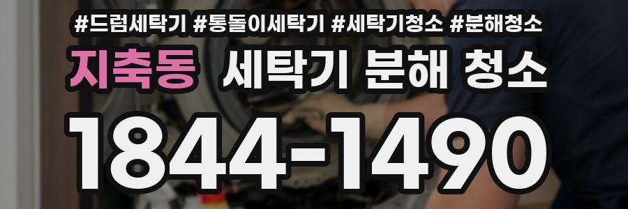 지축동 세탁기 분해 청소