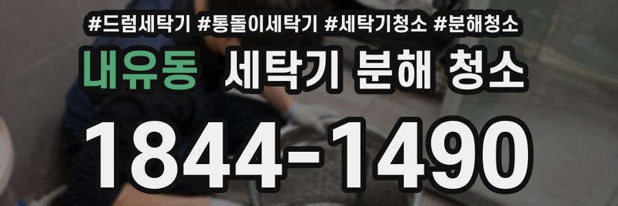 내유동 세탁기 분해 청소